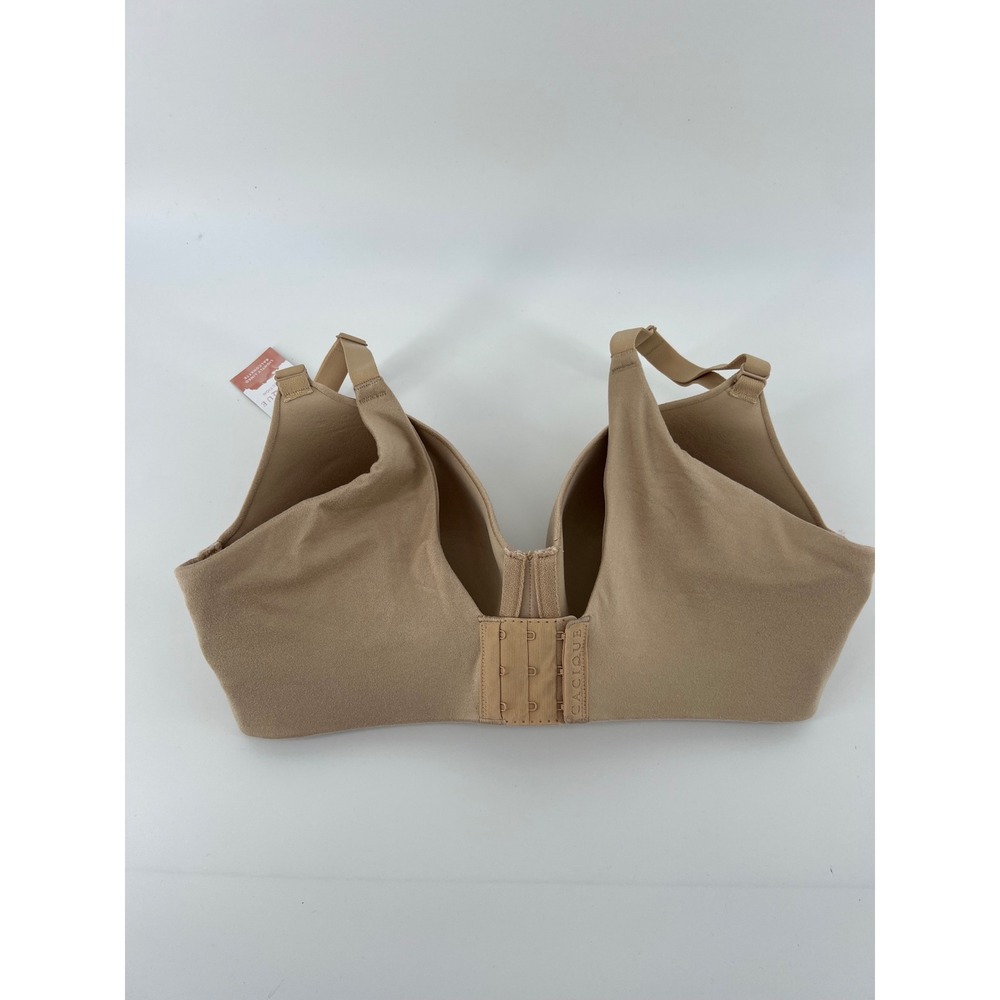 Cacique Strapless Bra Smooth Lightly Lined Nude Beige 36DD NWT - Picture 2 of 4